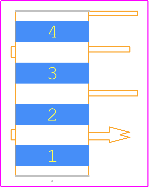 2058703-2 - TE Connectivity PCB footprint - Other - Other - 2058703-2-1