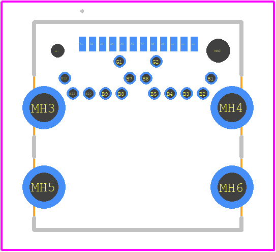 SS-52400-005 - BelFuse PCB footprint - Other - Other - SS-52400-005-3