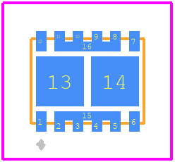 AONL32328 - Alpha Semiconductor PCB footprint - Other - Other - AONL32328-2