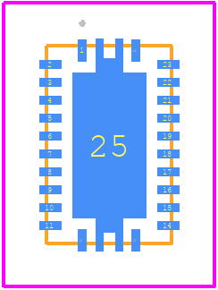 SN74LXC8T245RHLR - Texas Instruments PCB footprint - Other - Other - SN74LXC8T245RHLR-1