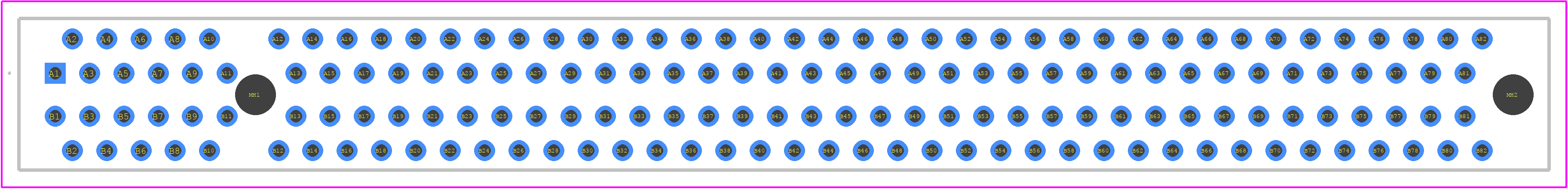 10142333-10033MLF - Amphenol Communications Solutions PCB footprint - Other - Other - 10142333-10033MLF-1