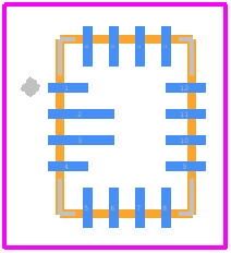 MP4432GL-P - Monolithic Power Systems (MPS) PCB footprint - Other - Other - QFN-16 (3mm x 4mm)
