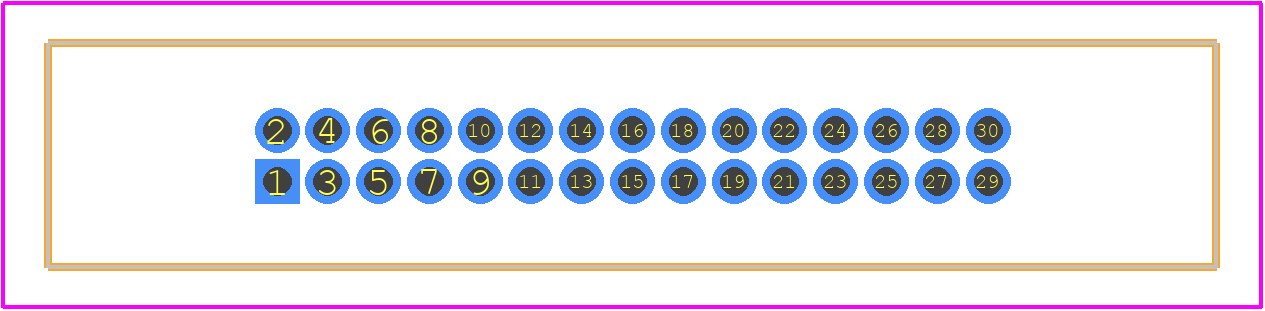 ESHF-115-01-L-D-TH - SAMTEC PCB footprint - Other - Other - ESHF-115-01-L-D-TH-1