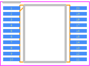 BD63441AFU-E2 - ROHM Semiconductor PCB footprint - Small Outline Packages - Small Outline Packages - BD63441AFU-E2-1