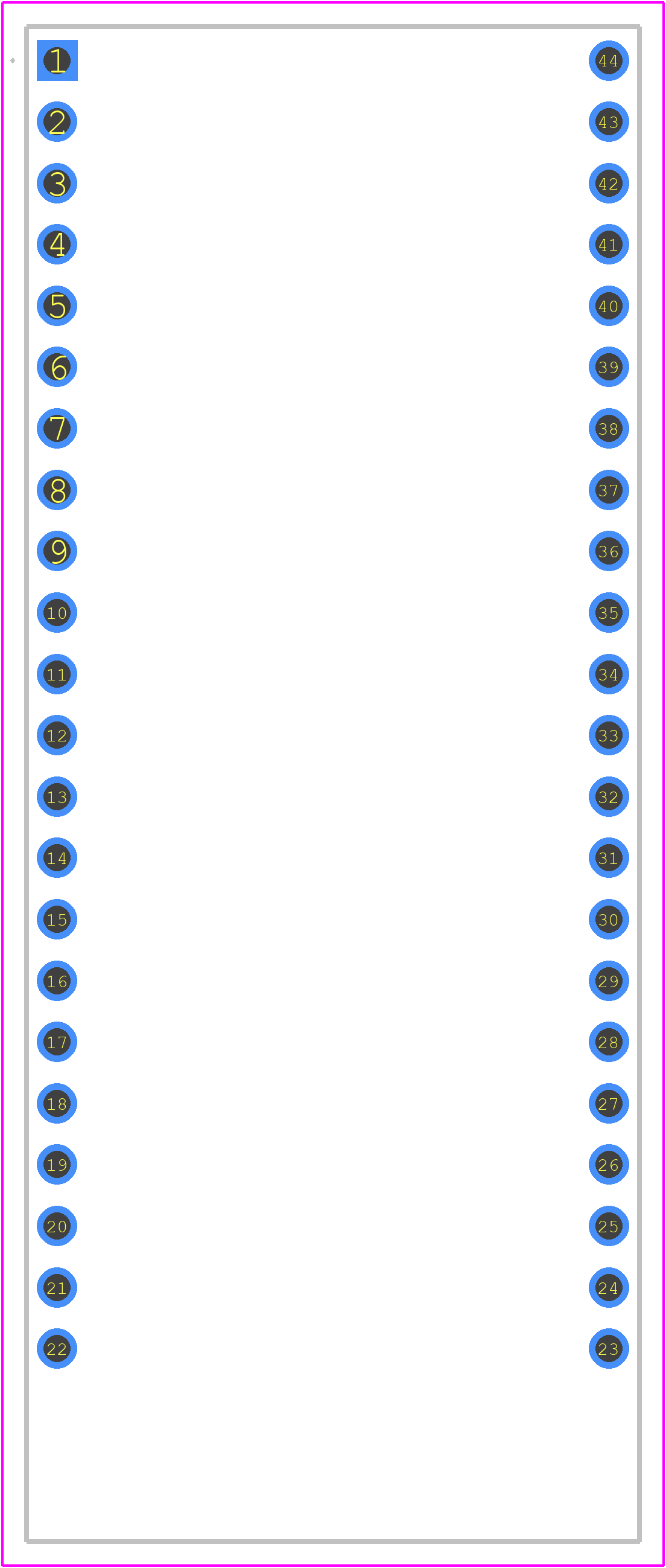 ESP32-S2-DevKitC-1R - Espressif Systems PCB footprint - Other - Other - ESP32-S2-DevKitC-1R-2