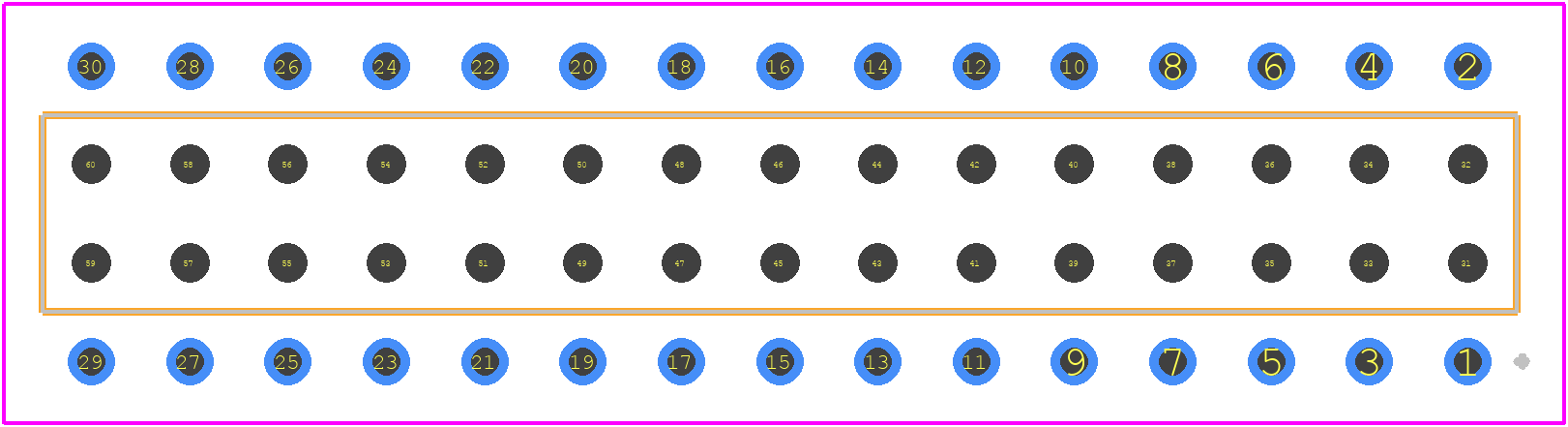 BCS-115-L-D-PE-BE - SAMTEC PCB footprint - Other - Other - BCS-115-L-D-PE-BE-2