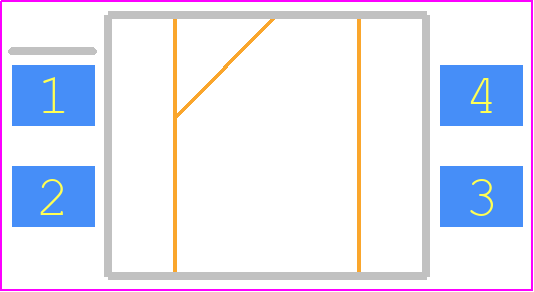 K10106D(TLD) - Cosmo PCB footprint - Small Outline Packages - Small Outline Packages - 4-Lead soic