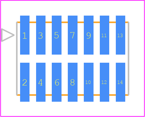 879331423 - Molex PCB footprint - Other - Other - 879331423