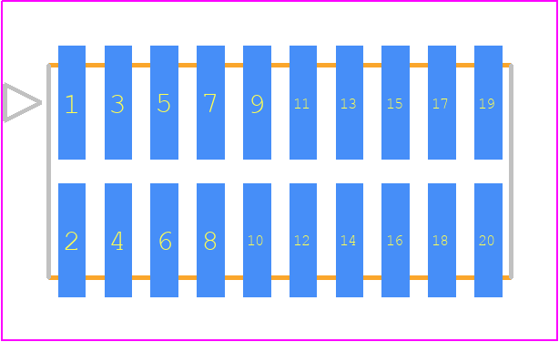 879332023 - Molex PCB footprint - Other - Other - 879332023