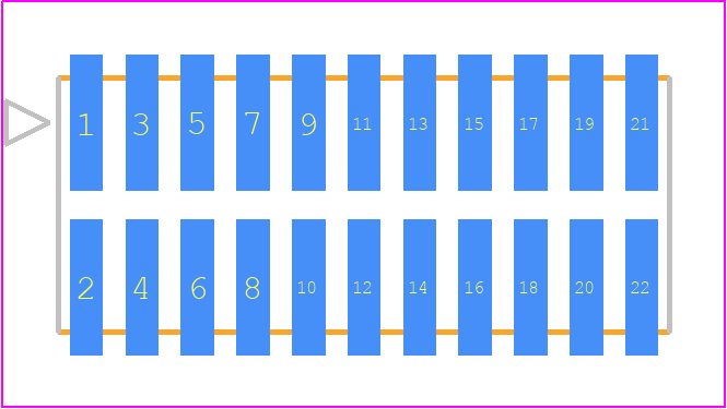 879332223 - Molex PCB footprint - Other - Other - 879332223