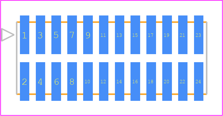 879332423 - Molex PCB footprint - Other - Other - 879332423