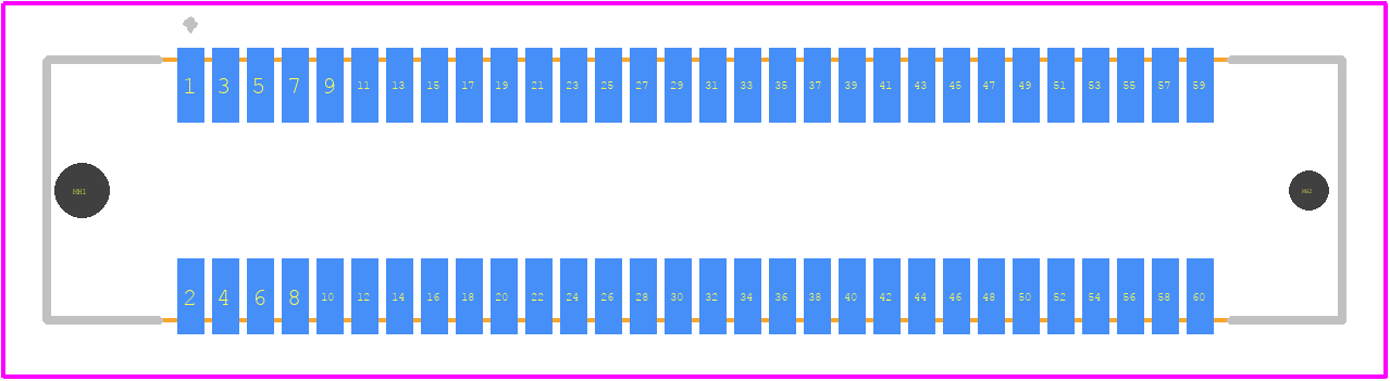 M58-2800642R - Harwin PCB footprint - Other - Other - M58-2800642R-1