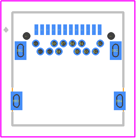 U31BU1CGW - Econ Connect PCB footprint - Other - Other - U31BU1CGW