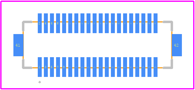 DF12NB(5.0)-40DP-0.5V(51) - Hirose PCB footprint - Other - Other - DF12NB(5.0)-40DP-0.5V(51)