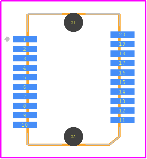 UE76-A20-5000T - Amphenol PCB footprint - Other - Other - UE76-A20-5000T-6