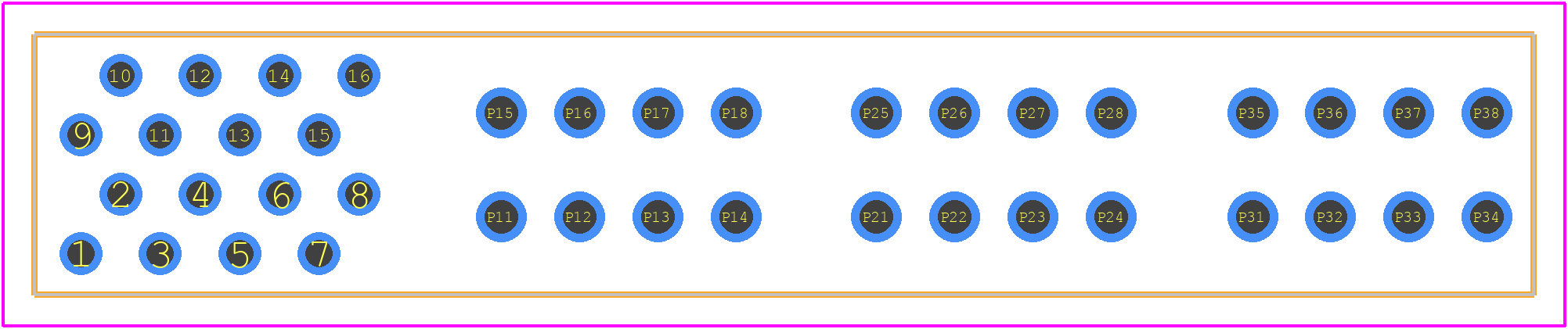 LPHS-06-16-L-VP1-GP - SAMTEC PCB footprint - Other - Other - LPHS-06-16-L-VP1-GP-3