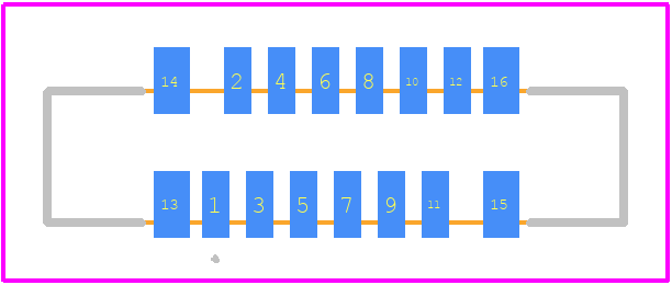 FFC2A32-12-T - GCT (GLOBAL CONNECTOR TECHNOLOGY) PCB footprint - Other - Other - FFC2A32-12-T