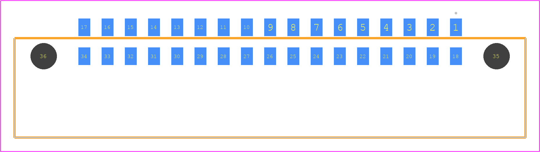 M80-5423422 - Harwin PCB footprint - Other - Other - M80-5423422