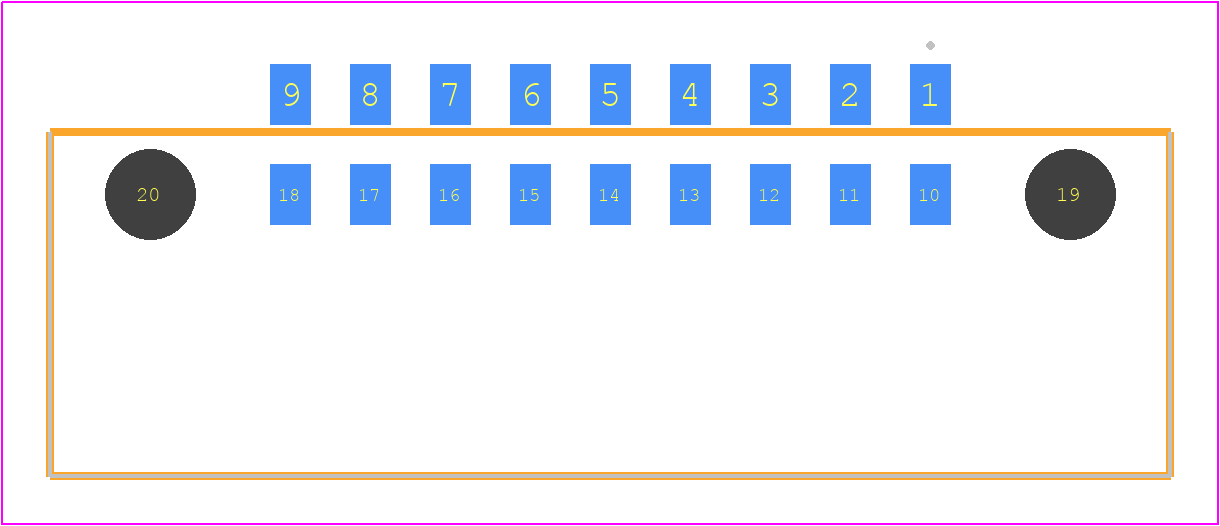 M80-5421842 - Harwin PCB footprint - Other - Other - M80-5421842