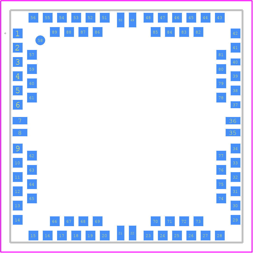 WL865E4-P - Telit Wireless Solutions PCB footprint - Other - Other - WL865E4-P-1
