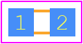 RMCF0603FT3K90 - Stackpole Electronics, Inc. PCB footprint - Resistor Chip - Resistor Chip - RMCF0603
