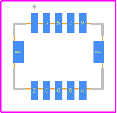 DF20EF-10DP-1V(65) - Hirose PCB footprint - Other - Other - DF20EF-10DP-1V(65)-3