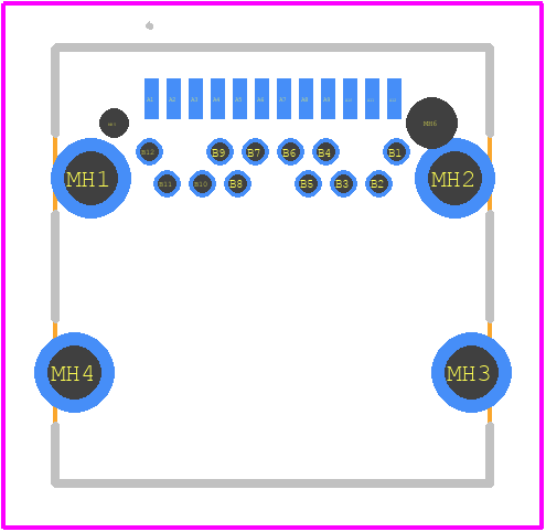 USB4056-03-A - GCT (GLOBAL CONNECTOR TECHNOLOGY) PCB footprint - Other - Other - USB4056-03-A-3