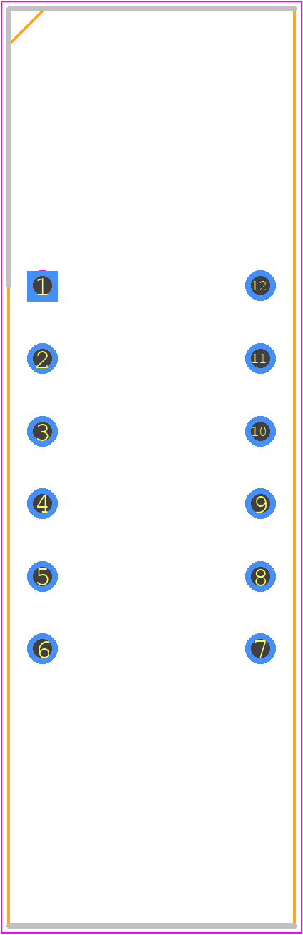 LFD028BSR-10 - WENRUN PCB footprint - Dual-In-Line Sockets - Dual-In-Line Sockets - 0.28" (7mm) Quadruple Display