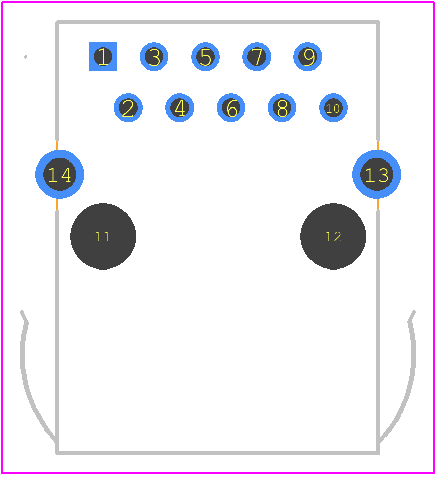5-2301994-7 - TE Connectivity PCB footprint - Other - Other - 5-2301994-7-2