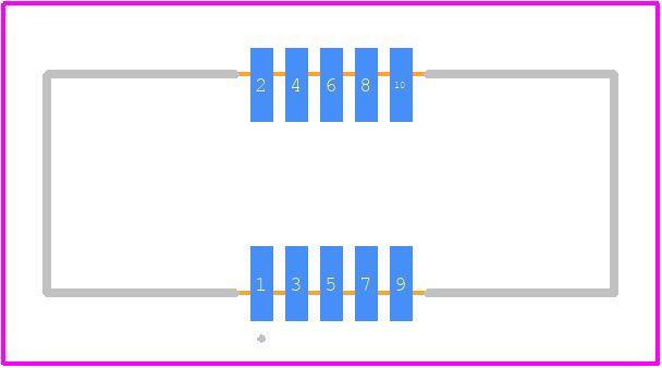 TEM-105-02-07.0-G-D - SAMTEC PCB footprint - Other - Other - TEM-105-02-07.0-G-D-3