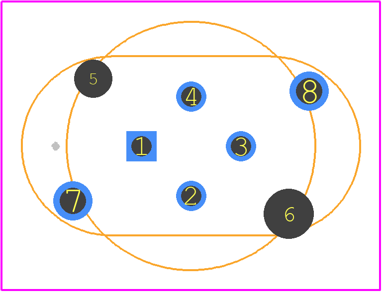2103211431 - HARTING PCB footprint - Other - Other - 21033211418