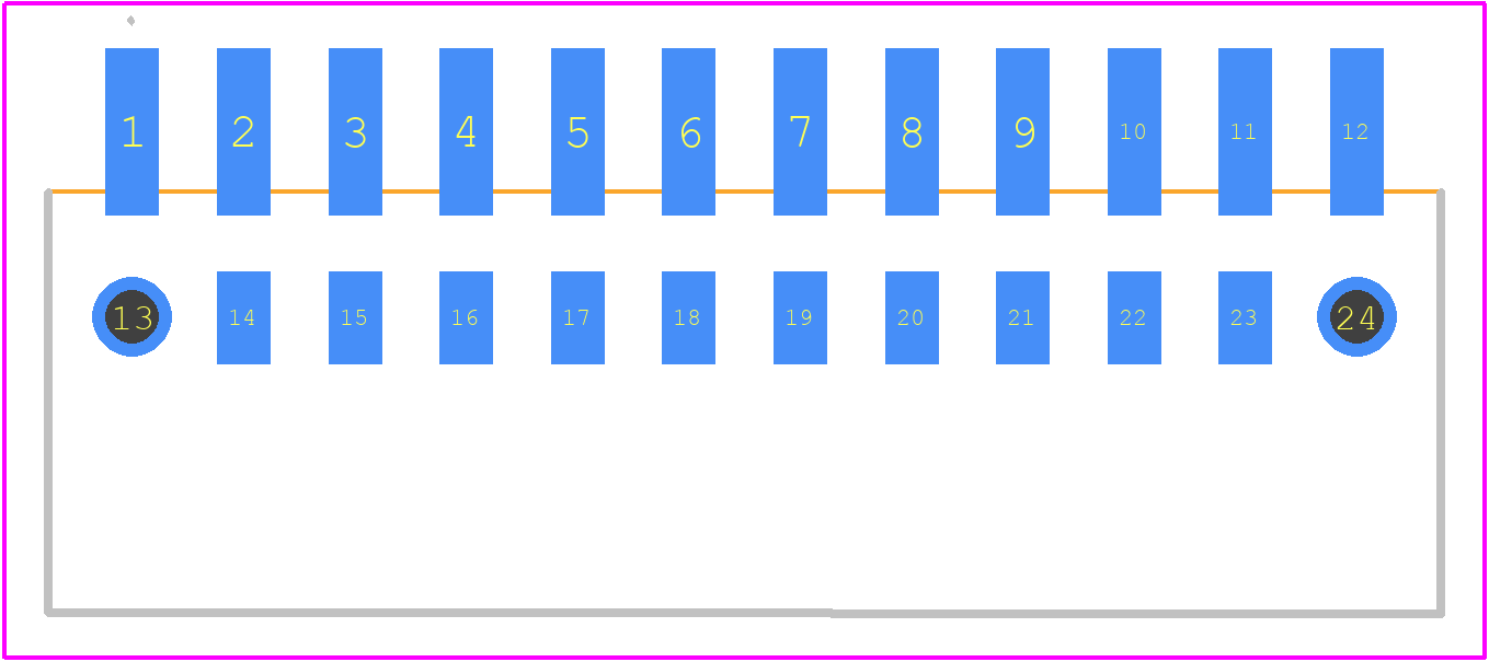 1845124 - Phoenix Contact PCB footprint - Other - Other - 1845124-2
