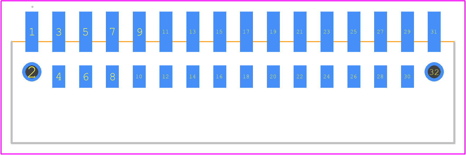 1845166 - Phoenix Contact PCB footprint - Other - Other - 1845166-1