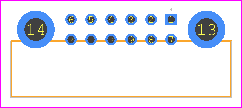 M80-5401205 - Harwin PCB footprint - Other - Other - M80-54012YY