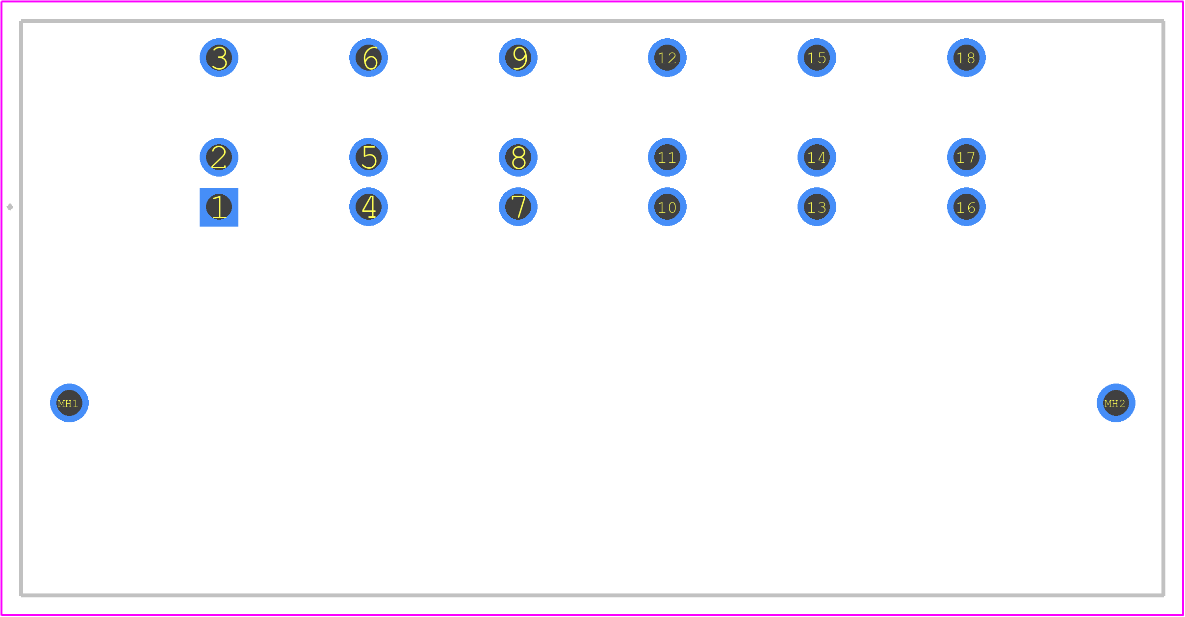 1710204 - Phoenix Contact PCB footprint - Other - Other - 1710204_1