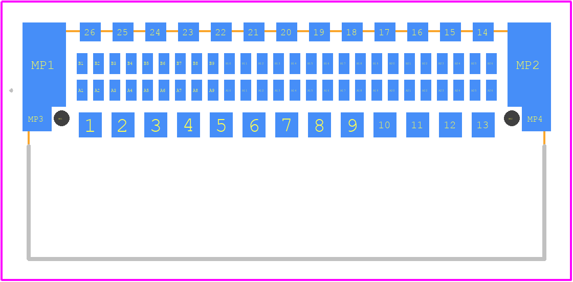1043793 - Phoenix Contact PCB footprint - Other - Other - 1043793-4-1