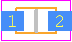 LQM21PZ1R5MC0D - Murata Electronics PCB footprint - Other - Other - 0805 (2012) T=0.5±0.05mm