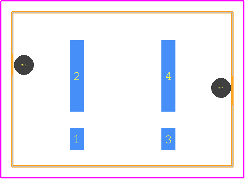 2318136-2 - TE Connectivity PCB footprint - Other - Other - 2318136-2-2