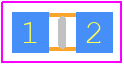 ERJ-S03D1182V - Panasonic PCB footprint - Resistor Chip - Resistor Chip - ERJ-S03
