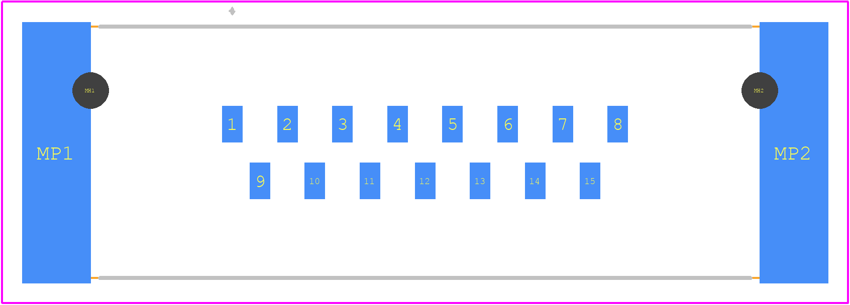 09552296822741 - HARTING PCB footprint - Other - Other - 09552296822741-1