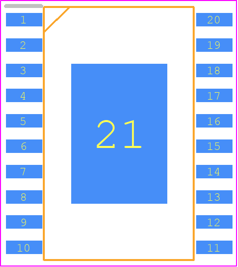 TLE8104E - Infineon PCB footprint - Small Outline Packages - Small Outline Packages - PG-DSO-20-314