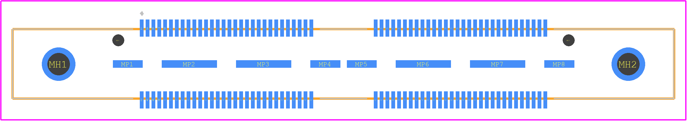 QTH-060-01-F-D-A-RT1 - SAMTEC PCB footprint - Other - Other - QTH-060-01-F-D-A-RT1-1