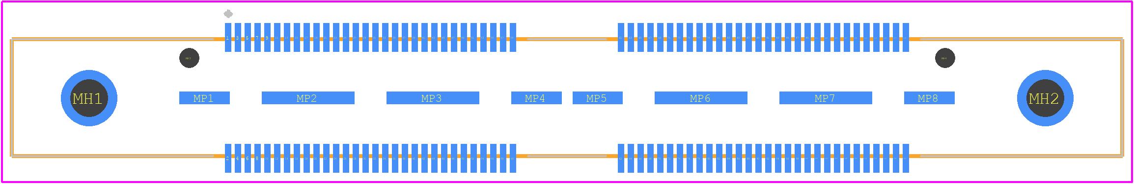 QTH-060-01-H-D-A-RT1 - SAMTEC PCB footprint - Other - Other - QTH-060-01-H-D-A-RT1-3