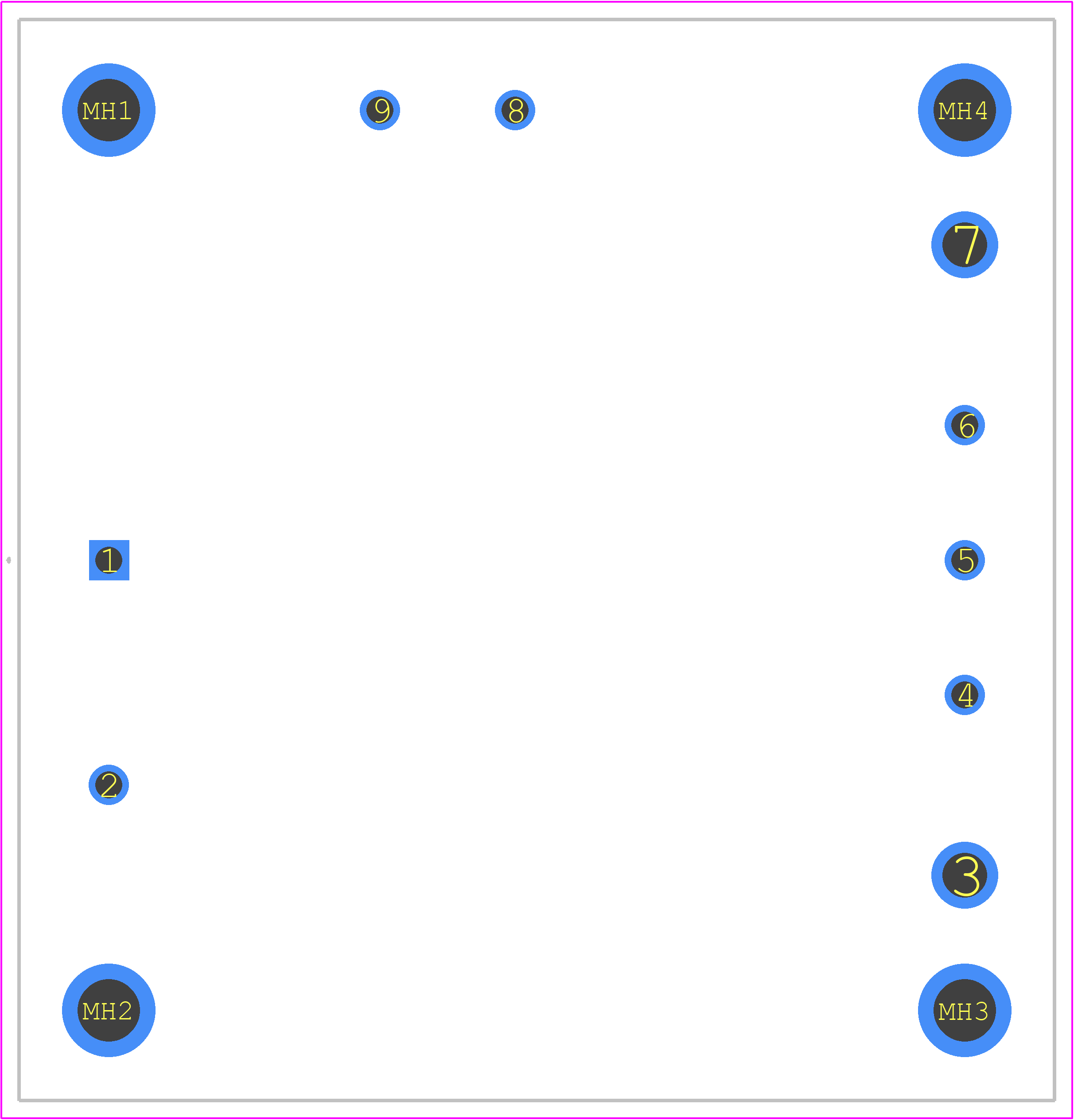 TUNS100F24 - Cosel PCB footprint - Other - Other - TUNS100F24-1