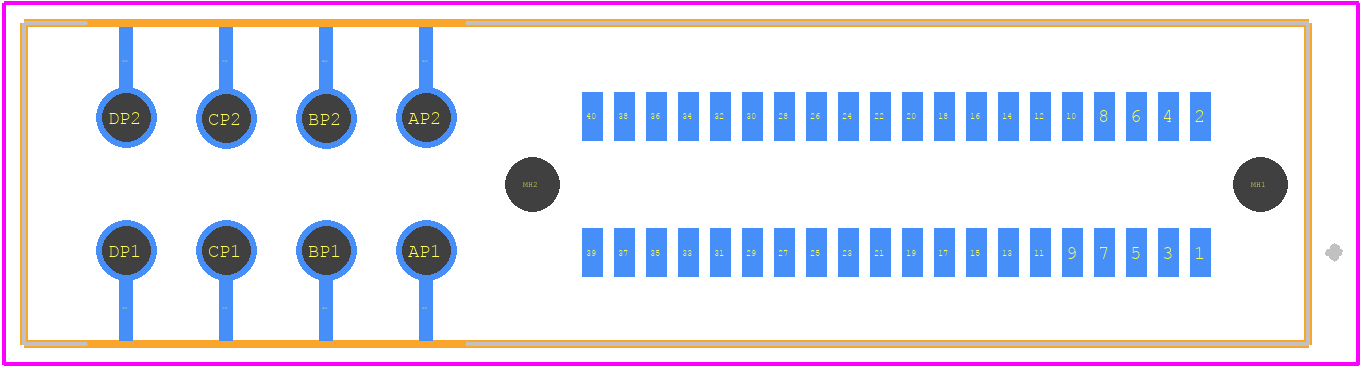 HSEC8-120-01-L-PV-2-1 - SAMTEC PCB footprint - Other - Other - HSEC8-120-01-L-PV-2-1-1