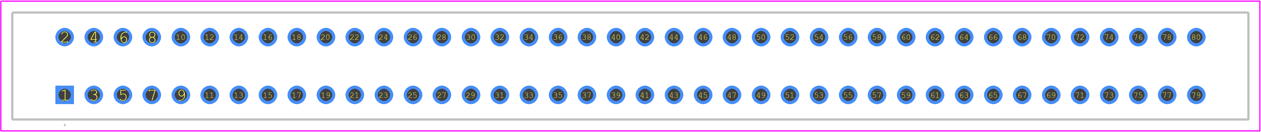 345-080-560-201 - EDAC PCB footprint - Other - Other - 345-080-560-201-4