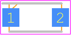 SMA6S24CA-H - Formosa Microsemi PCB footprint - Small Outline Diode Flat Lead - Small Outline Diode Flat Lead - SMA-S