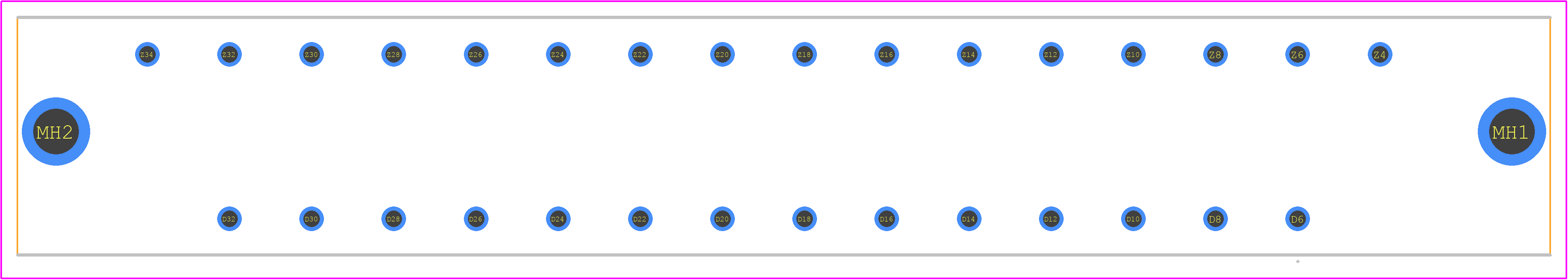 09062152854222 - HARTING PCB footprint - Other - Other - 09062152854222-3