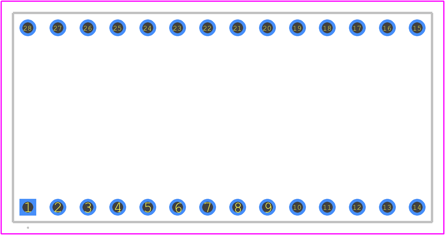 220-1-28-006 - CNC Tech PCB footprint - Other - Other - DIP-28