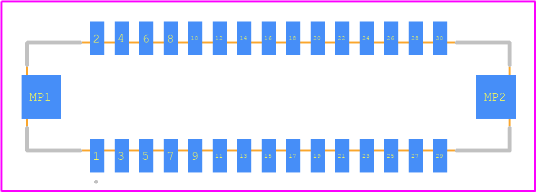 DF13A-30DP-1.25V(95) - Hirose PCB footprint - Other - Other - DF13A-30DP-1.25V(95)-4
